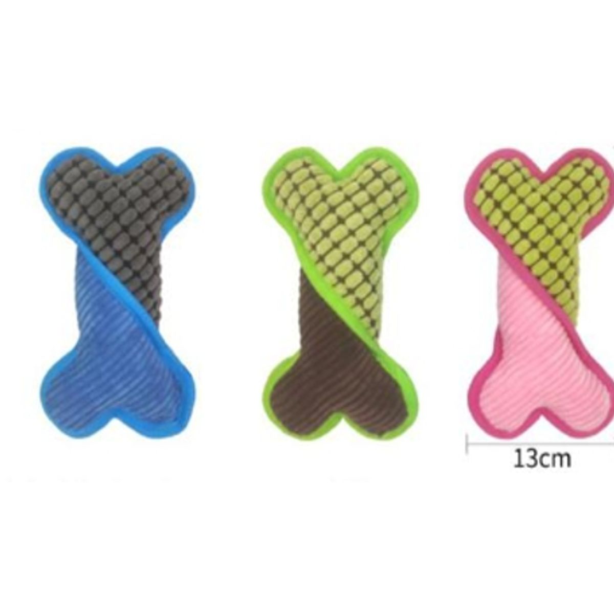 GENERICO - Juguete Para Perros Colores Surtidos Diseño Hueso  22x13cm