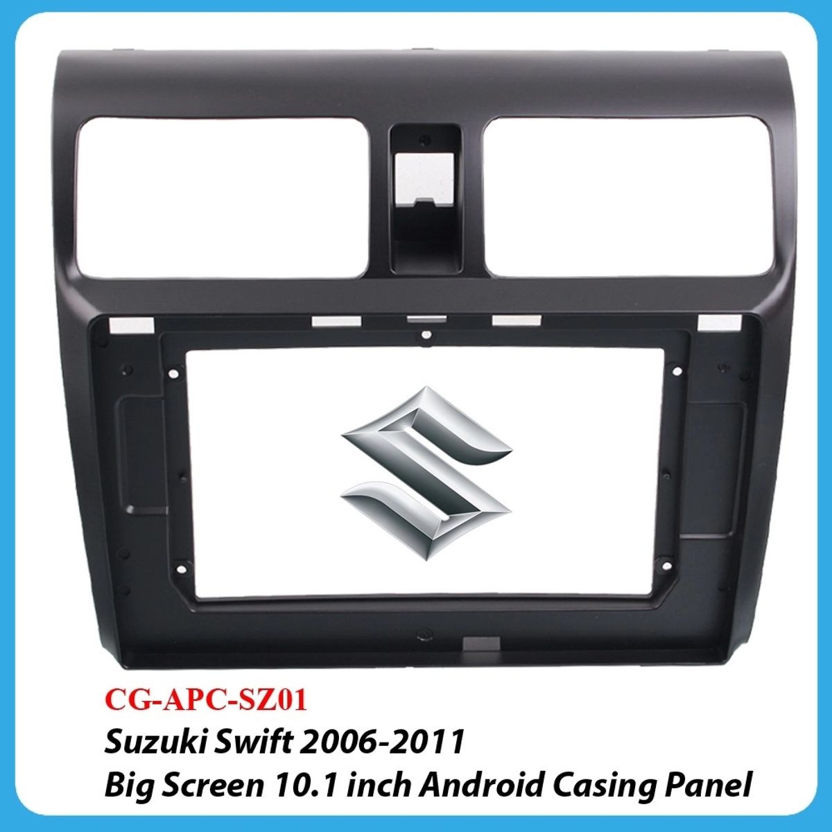 GENERICO - Bisel Suzuki Swift 10 Pulgadas 2006-2012 Adaptador Radio