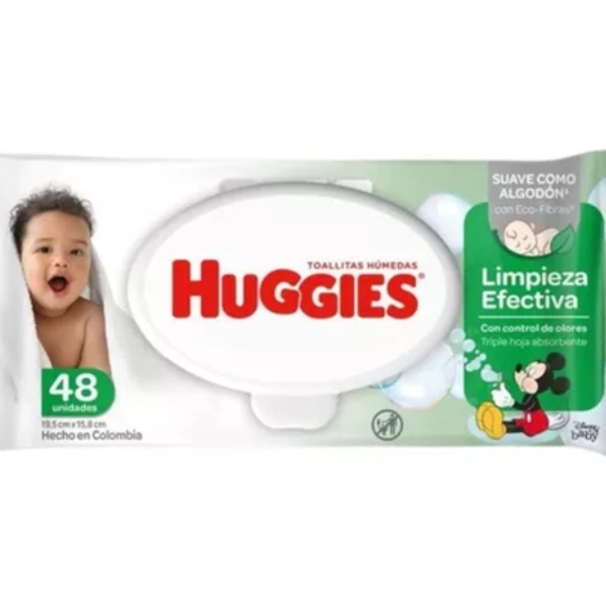 HUGGIES - Toallas Humedas Huggies Limpieza Efectiva 12paq De 48un Cu