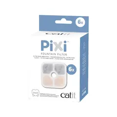CATIT - Filtros Pixi Fuente Bebedera, 6 Unidades