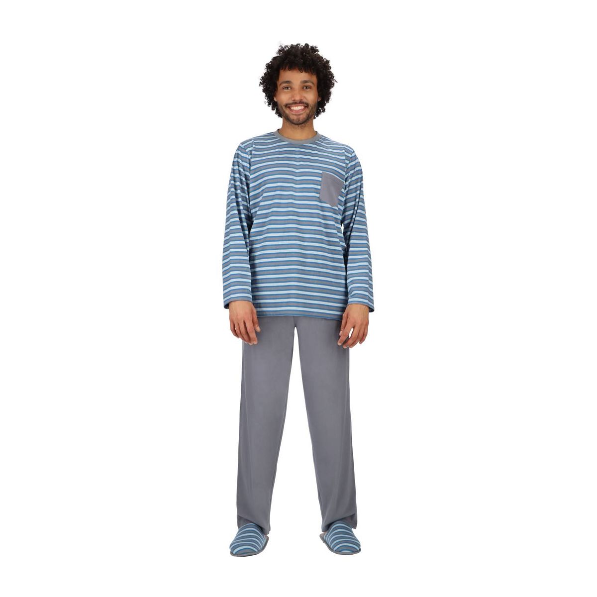 MOTA - PIJAMA LARGO  ALGODÓN