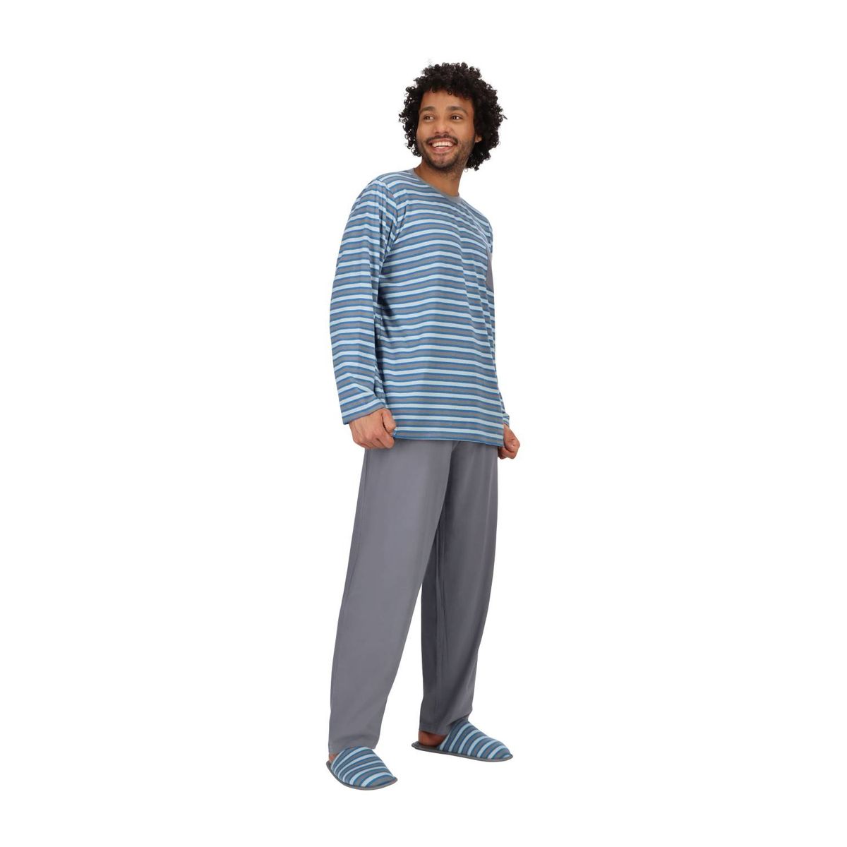 MOTA - PIJAMA LARGO  ALGODÓN