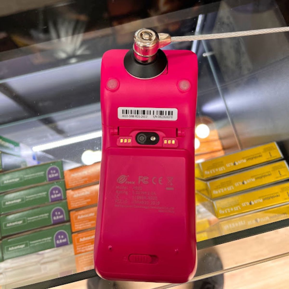 BAZUCA - Kit Seguridad Antirrobo Maquina De Pago Pos Adhesivo