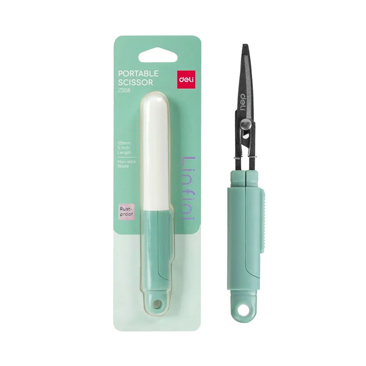 DELI - Tijera Lápiz Portátil Linfini Deli