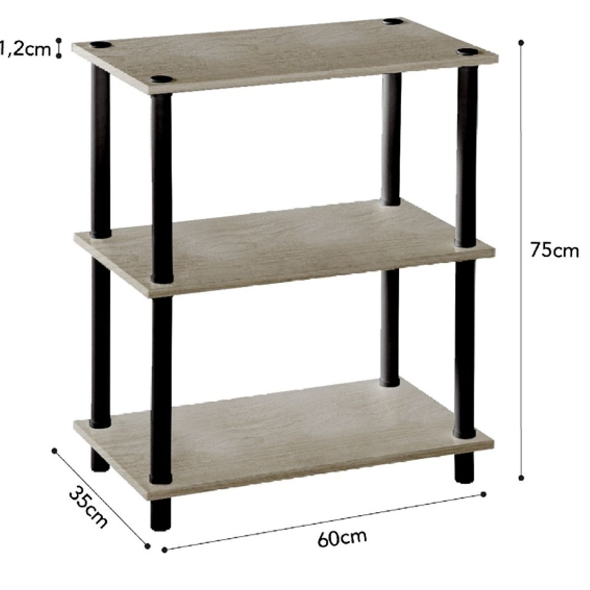 BE DESIGN - Estante Adapt Blanco