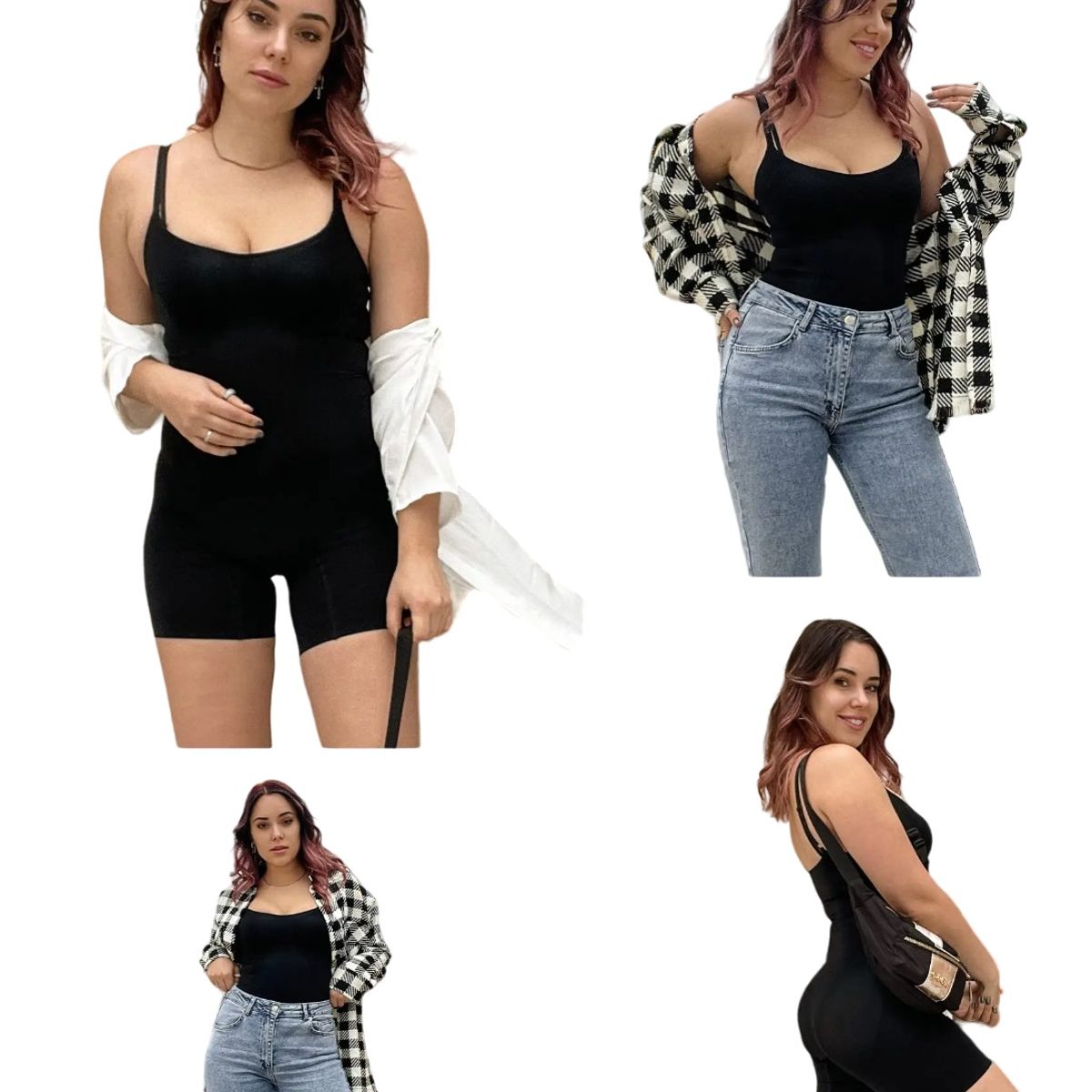 GARSIL - Body Enterito Modelador - Reductor - Levanta Gluteo Para Mujer