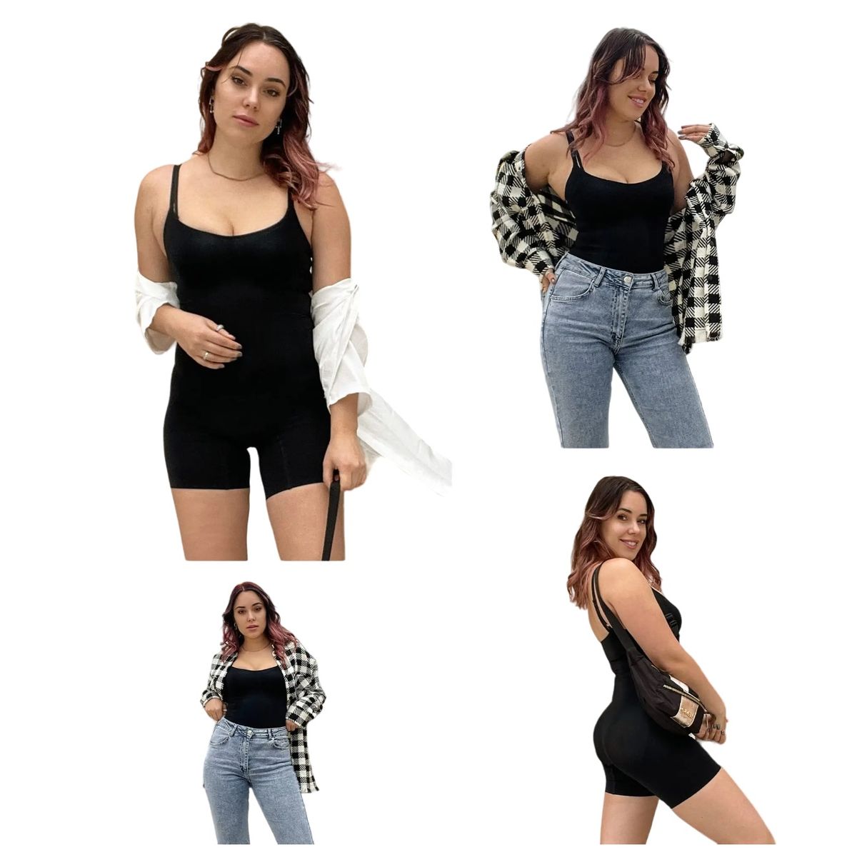 GARSIL - Body Enterito Modelador - Reductor - Levanta Gluteo Para Mujer