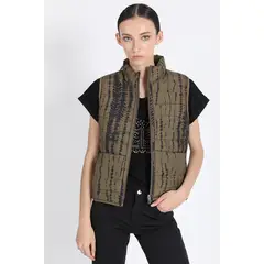 LIOLA - Parka Reversible Con Estampado, Verde