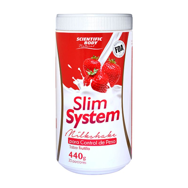 SCIENTIFIC BODY - Slim System Milkshake  (440 gr) - FRUTILLA