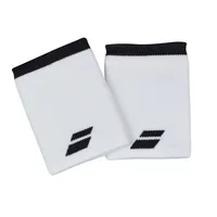 Muñequera Jumbo Blanco Negro X2 Tenis Padel