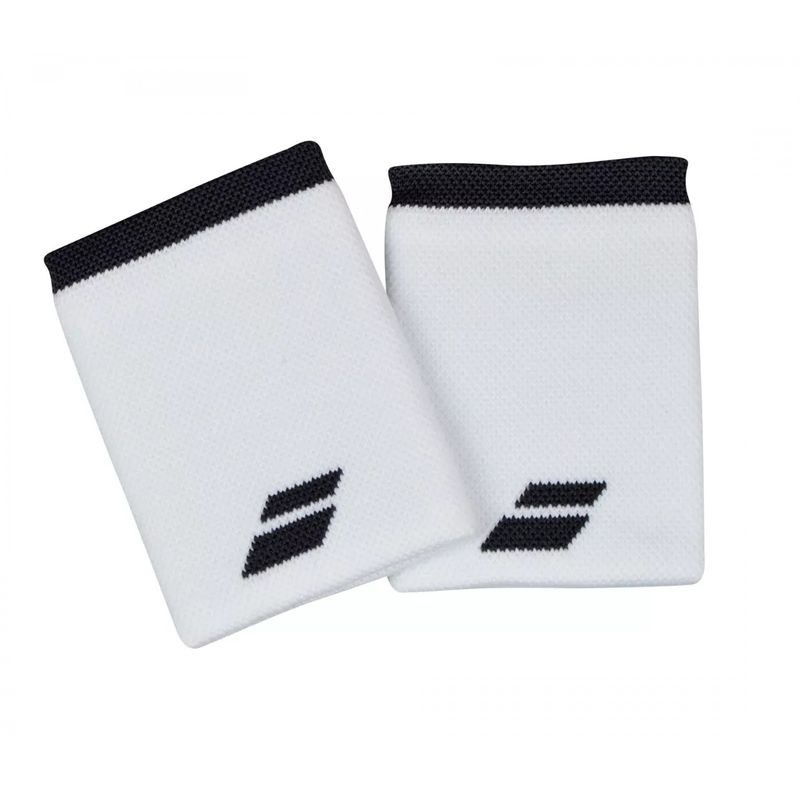 BABOLAT - Muñequera Babolat Jumbo Blanco Negro X2 Tenis Padel