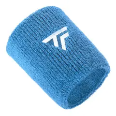 TECNIFIBRE - Muñequera Larga Celeste XL Tenis Padel