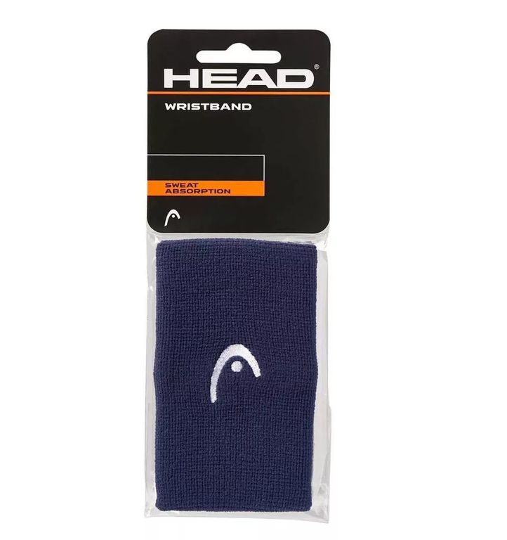 Munequera Larga Azul Marino X2 Tenis Padel