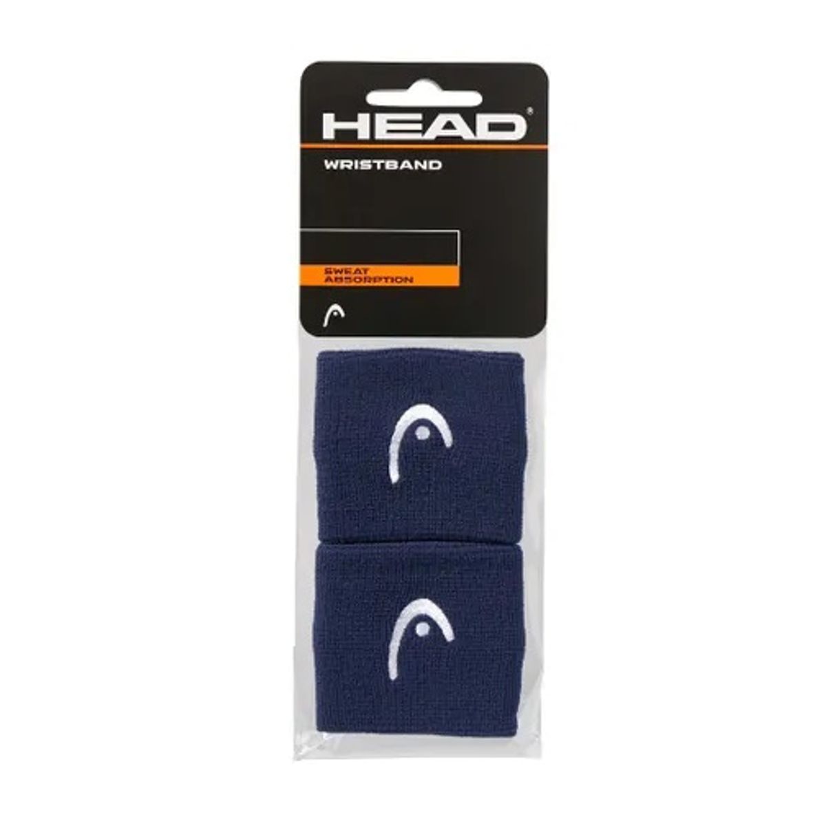 HEAD - Muñequera Head 25 Azul Marino X2 Tenis Padel