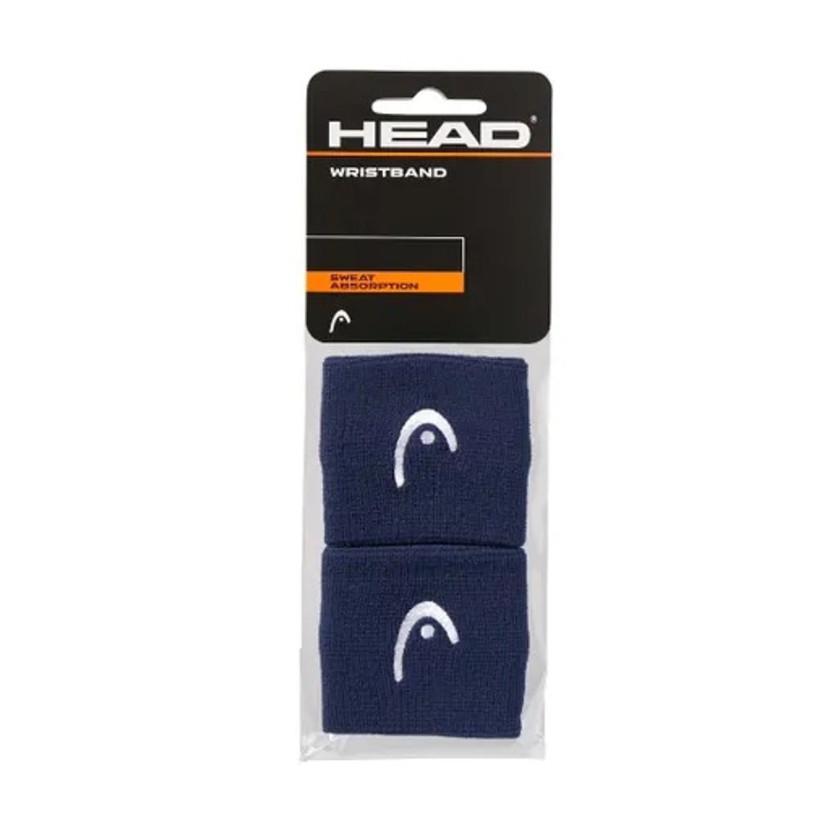 HEAD - Muñequera Head 25 Azul Marino X2 Tenis Padel