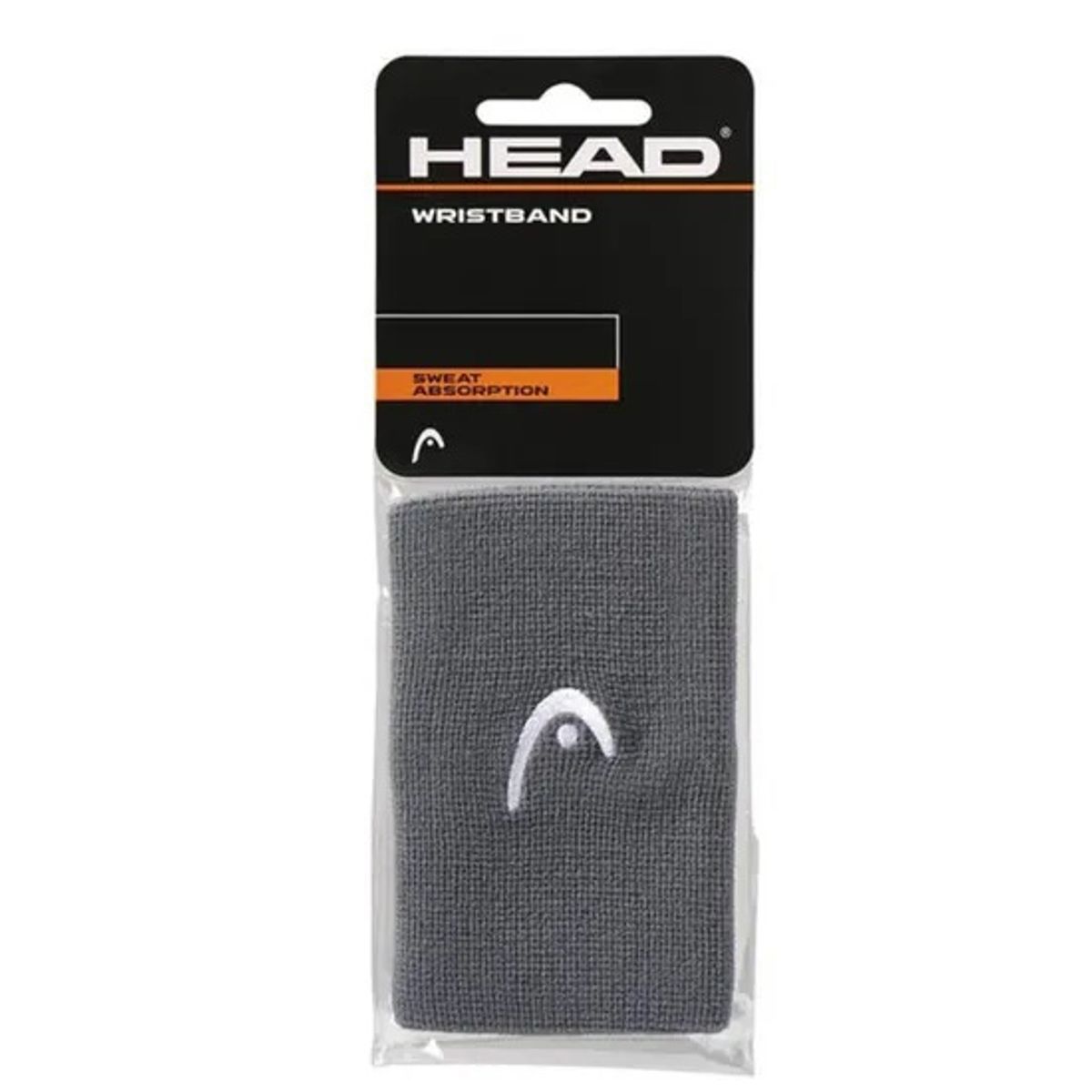 HEAD - Muñequera Head Larga Gris X2 Tenis Padel