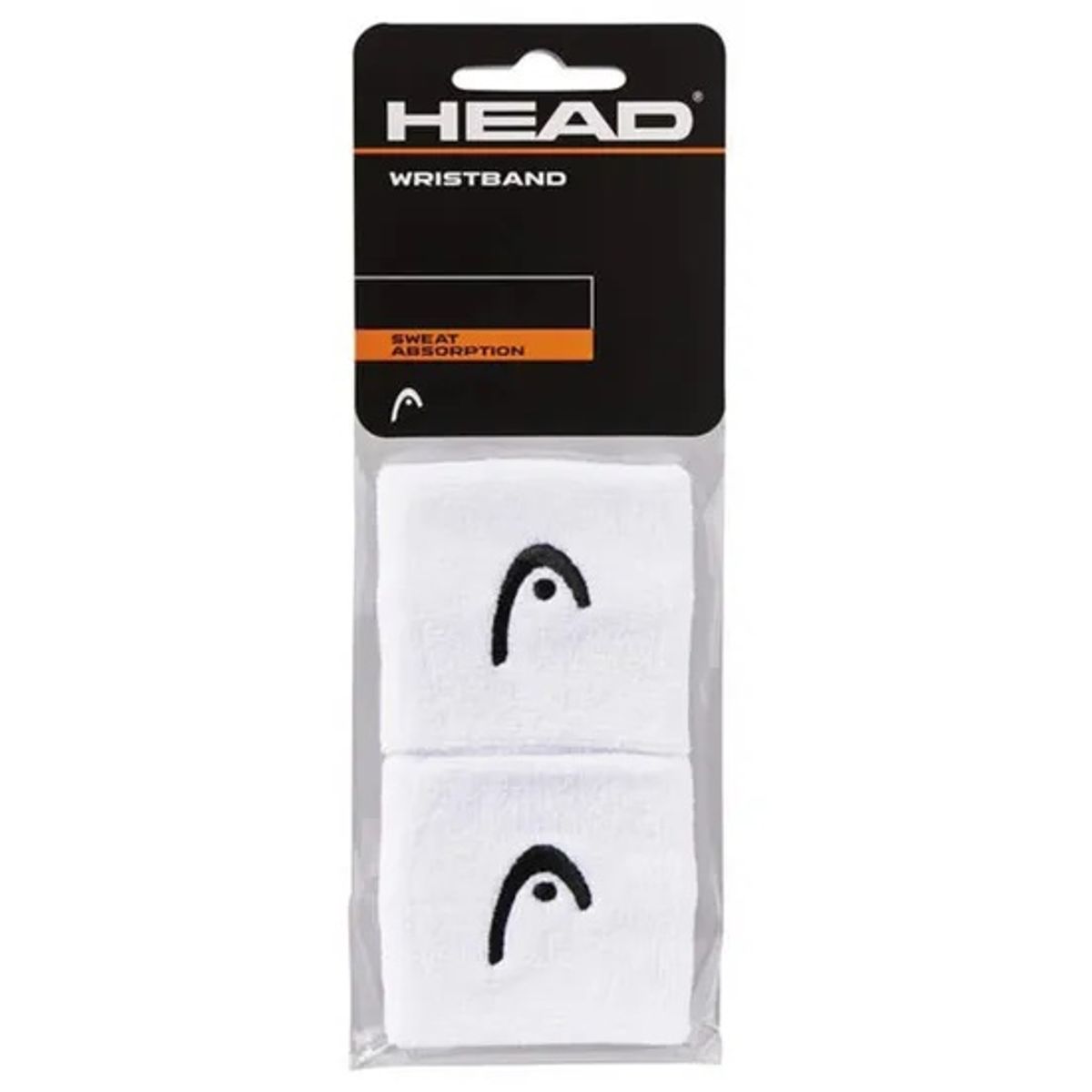HEAD - Muñequera Head 25 Blanco X2 Tenis Padel