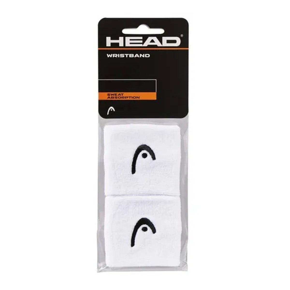 HEAD - Muñequera Head 25 Blanco X2 Tenis Padel