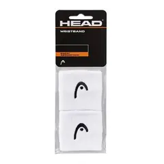 HEAD - Muñequera 25 Blanco X2 Tenis Padel