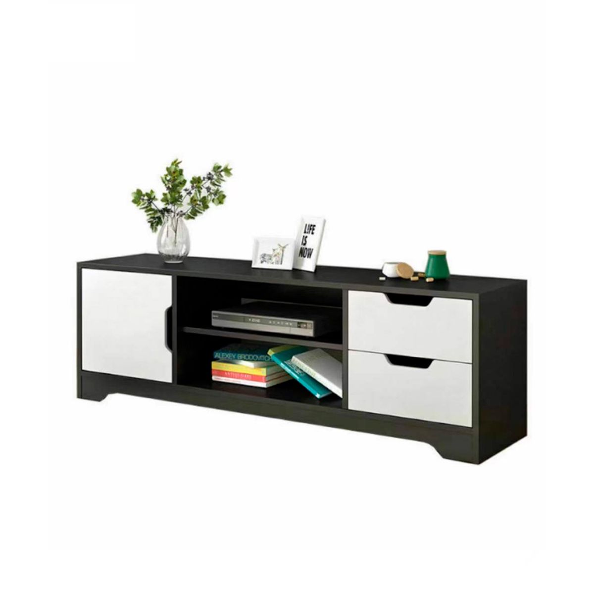 CORI CORI - Rack de TV o Buffet con Cajones Night Black