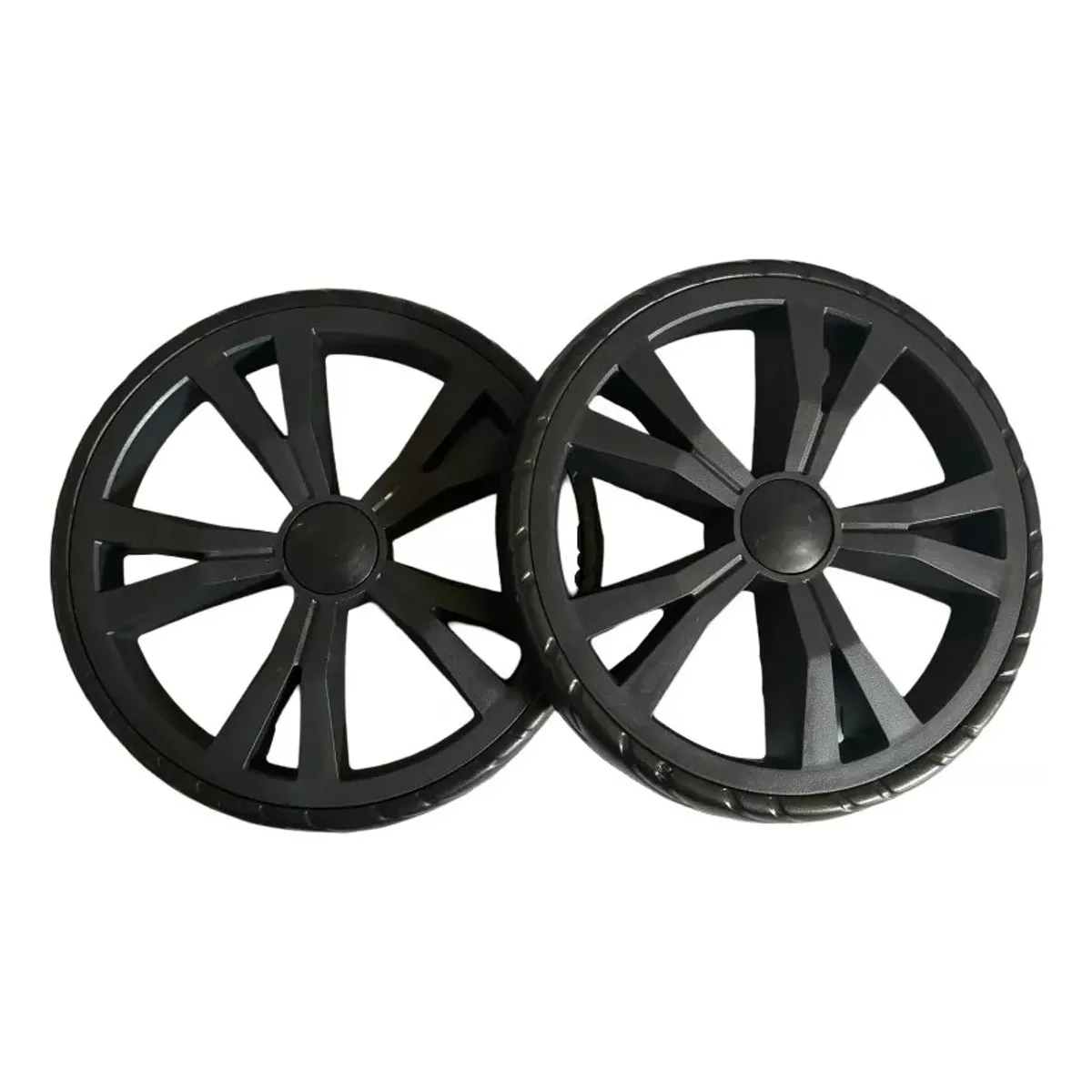 GENERICO - Pack 2 Ruedas Para Carros De Feria Grande