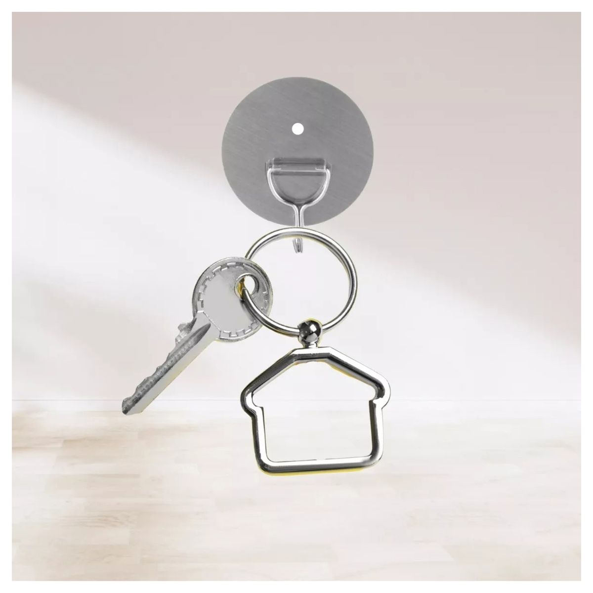 GENERICO - Gancho Acero Impermeable Colgador Muro Adhesivo Set 9 Uds