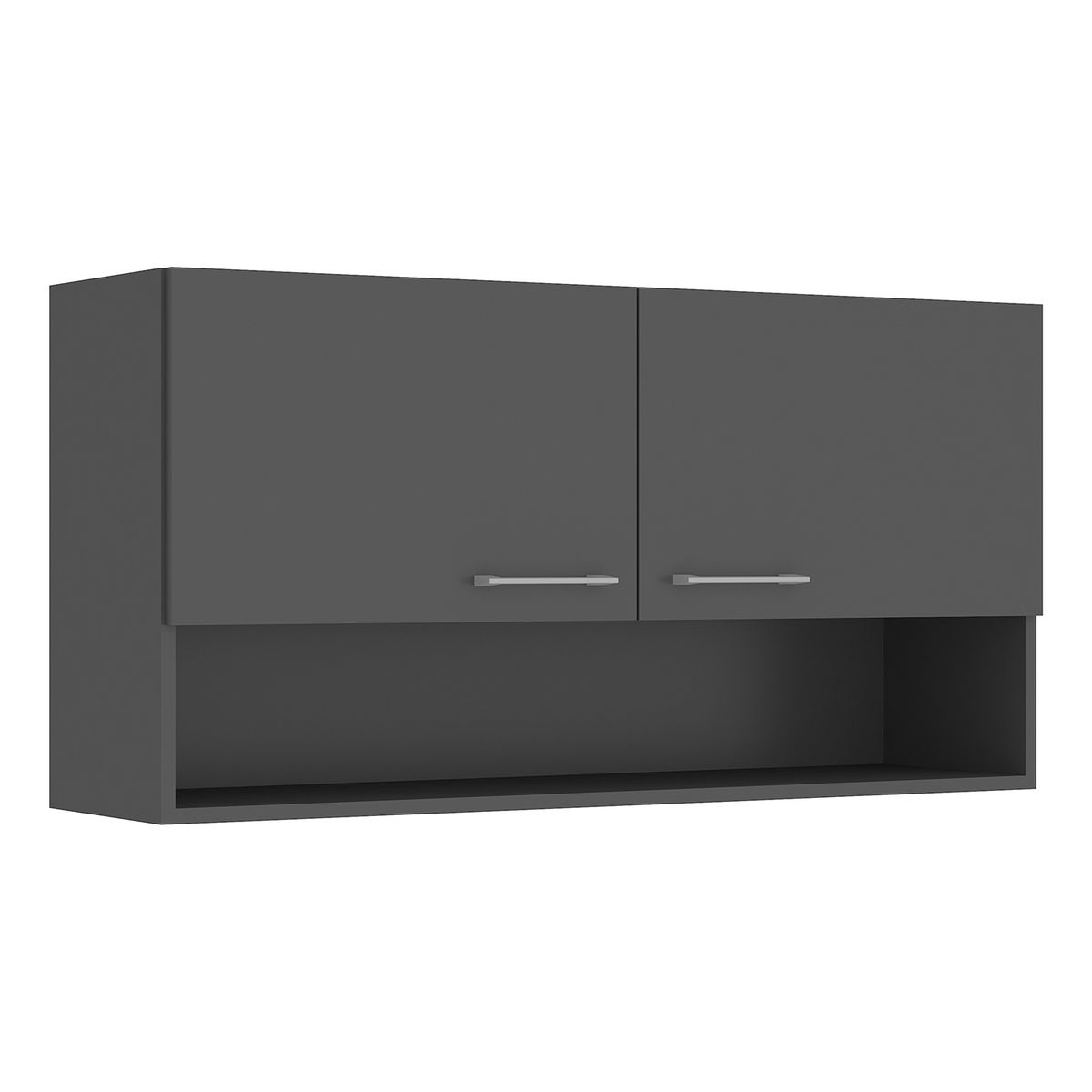 VEKKAHOME - MUEBLE AEREO EVANDRO GRAFITO 105 CM POLI