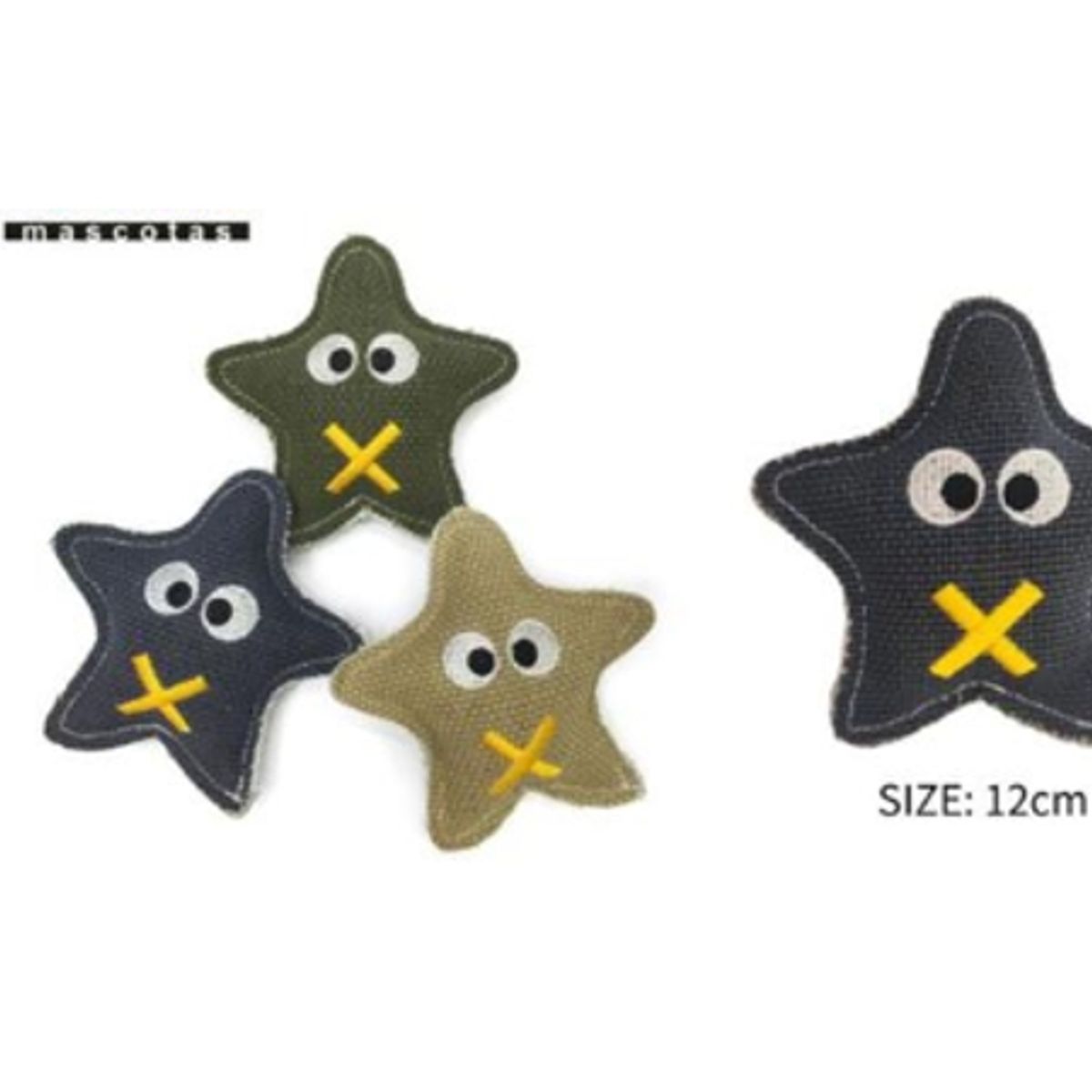 GENERICO - Juguete Para Perros Colores surtidos Estrellas 12cm