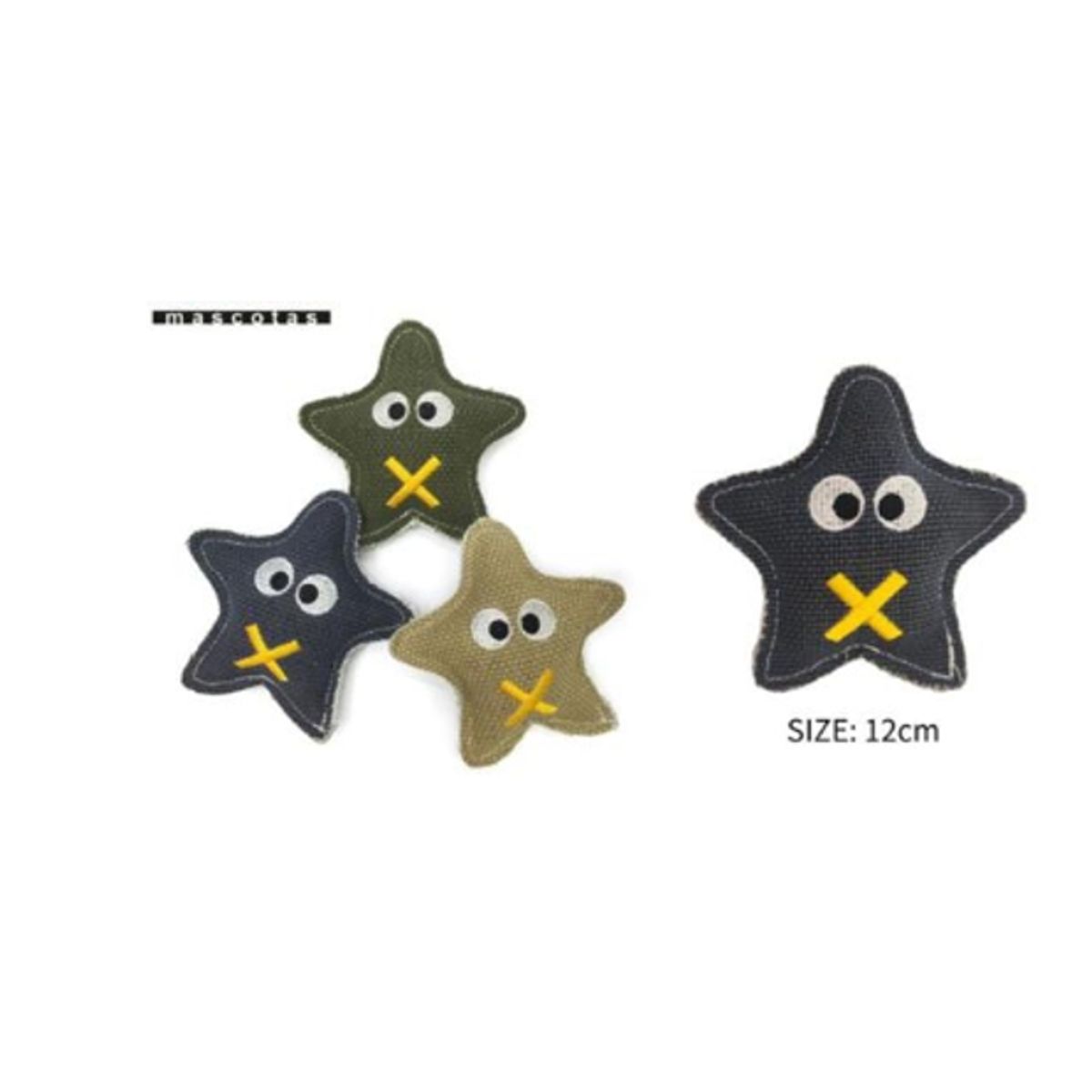 GENERICO - Juguete Para Perros Colores surtidos Estrellas 12cm