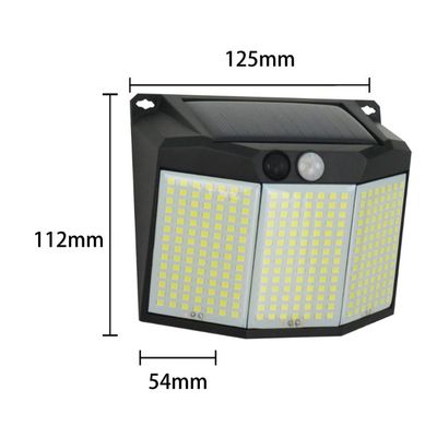 Imagen 2 del producto PACK 4 APLIQUE 294 LED SOLAR CONTRA AGUA