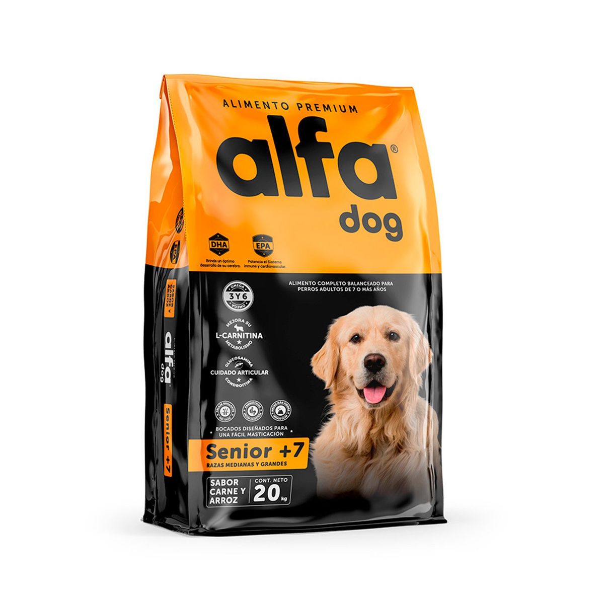 ALFA DOG - Alimento Perros Alfa Dog Premium Senior 20 Kg