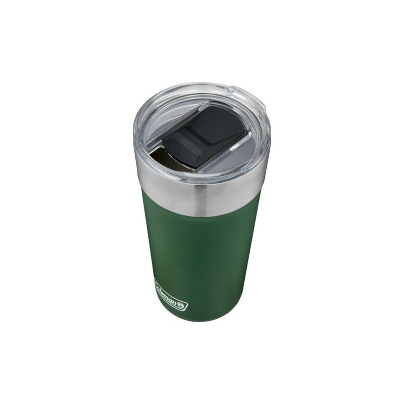 COLEMAN - Vaso Termico Con Destapador Coleman ® Frio Calor 600 Ml Verde