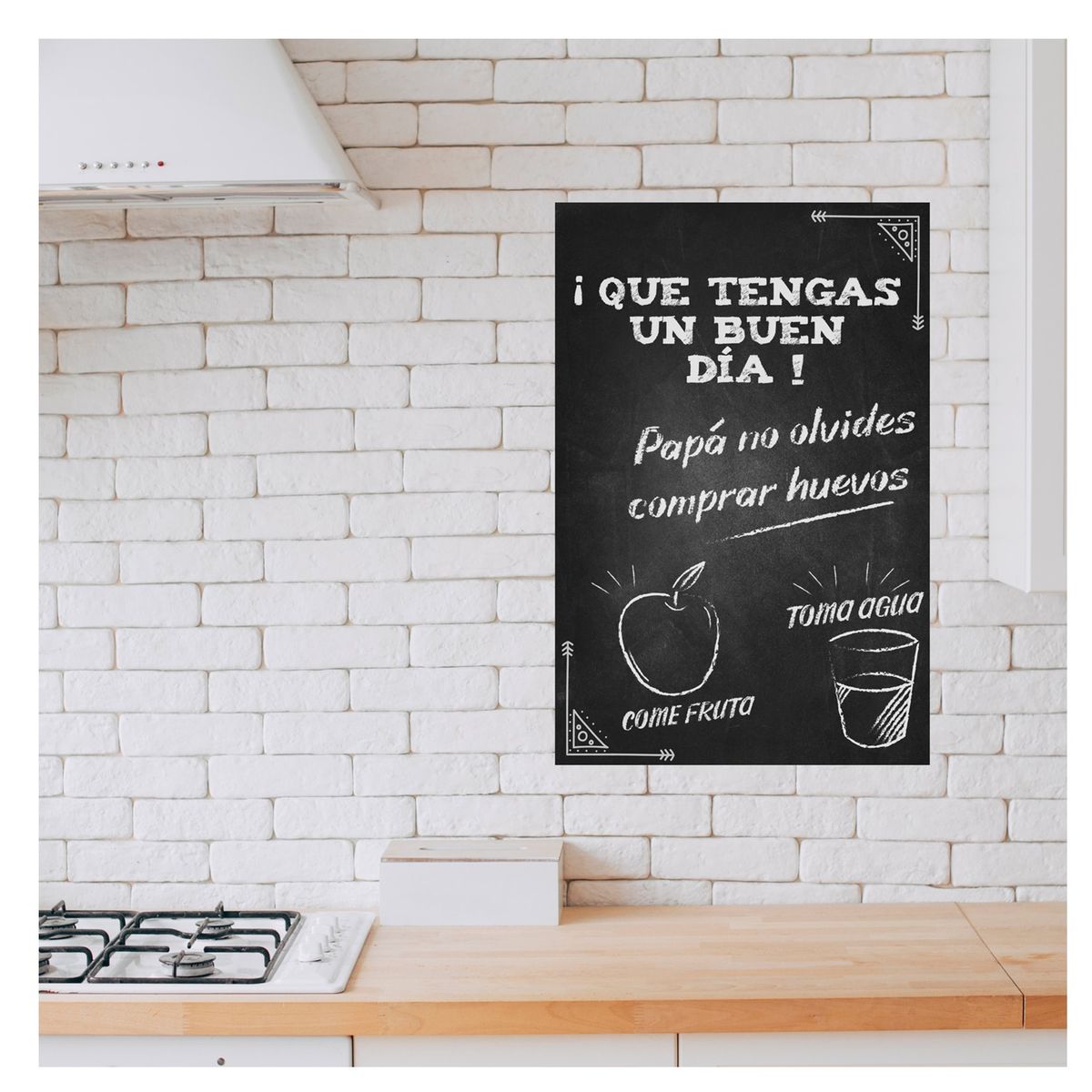 ADETEC - 2 Pizarras Autoadhesivas 40x60 Cm  Removible