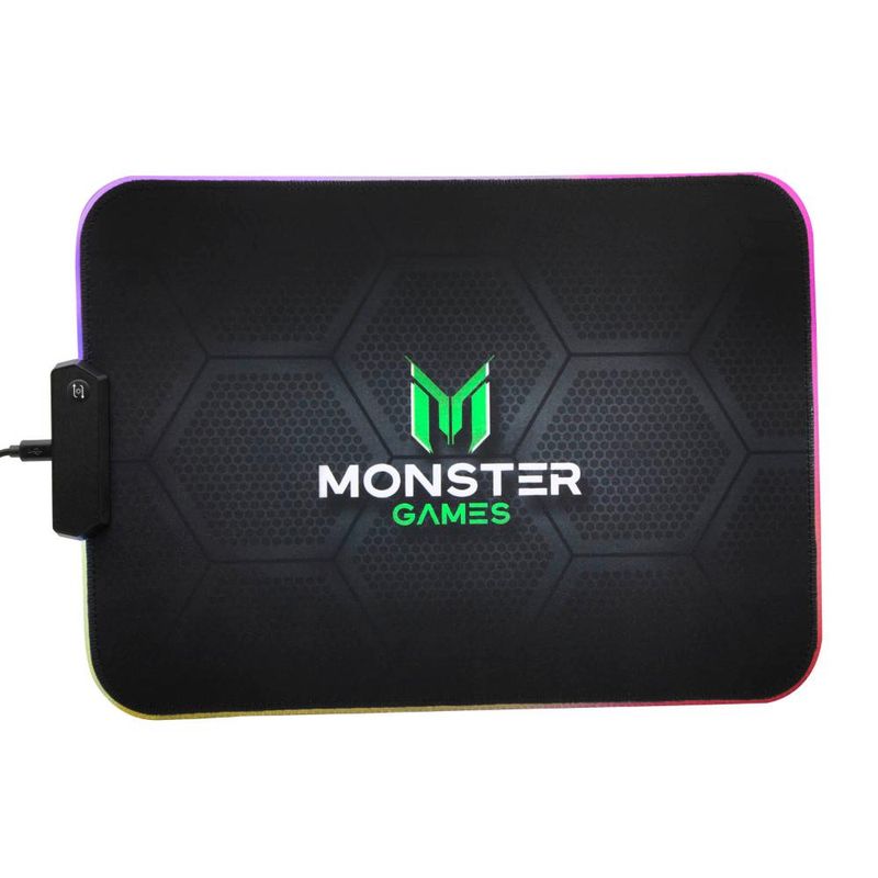 MONSTER GAMES - PAD MOUSE MONSTER PA351 RGB 35X25 MONSTER GAMES