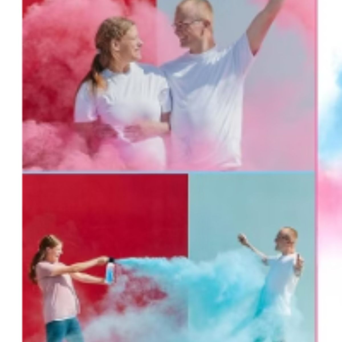 OEM - Extintor Humo De Revelaciòn De Genero Azul