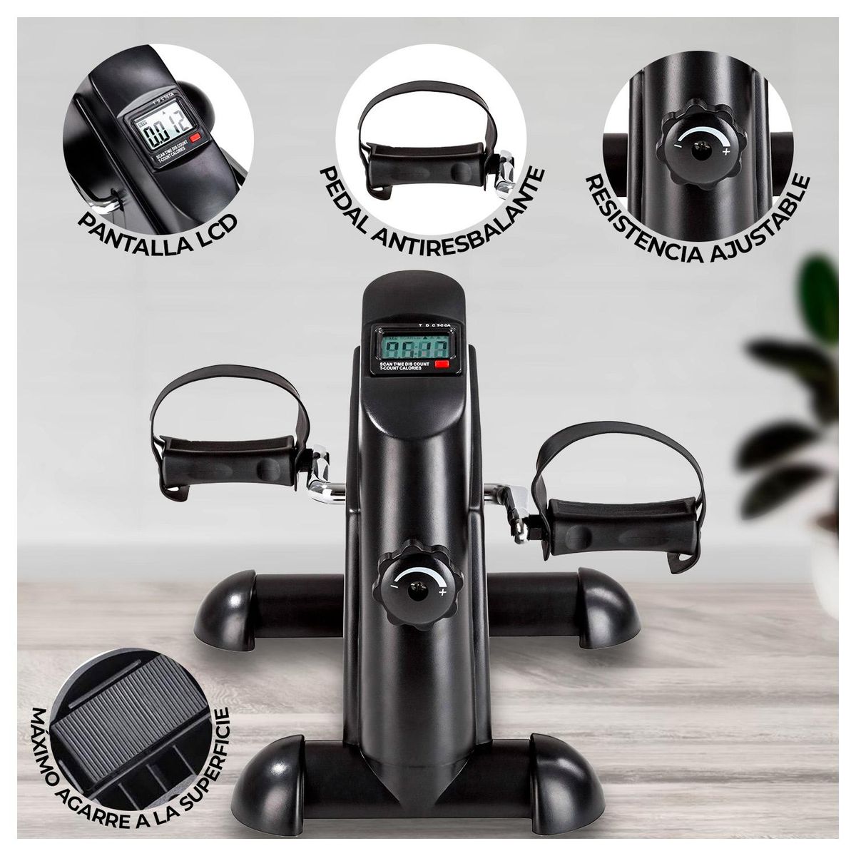 XPORT - Pedalera Ejercitador Con Monitor Lcd Xport Home Fitness Pro