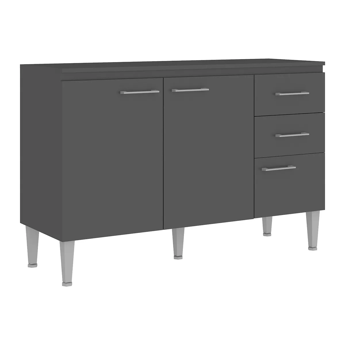 VEKKAHOME - MUEBLE BASE OPIE GRAFITO 120 CM