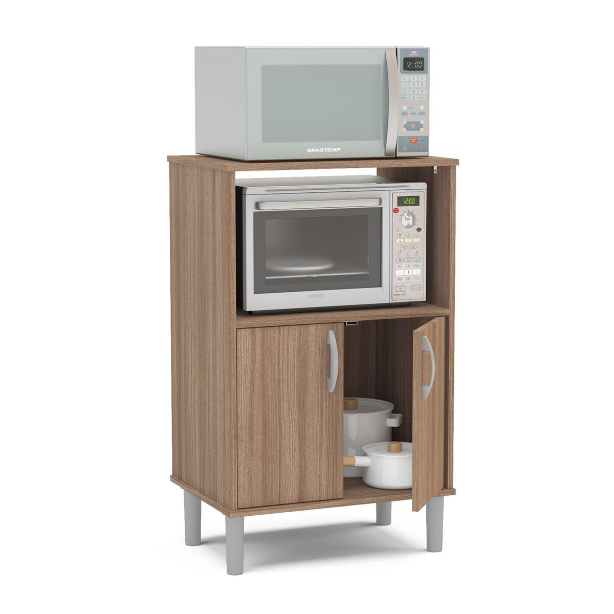 VEKKAHOME - MUEBLE COCINA MICROONDAS TARA