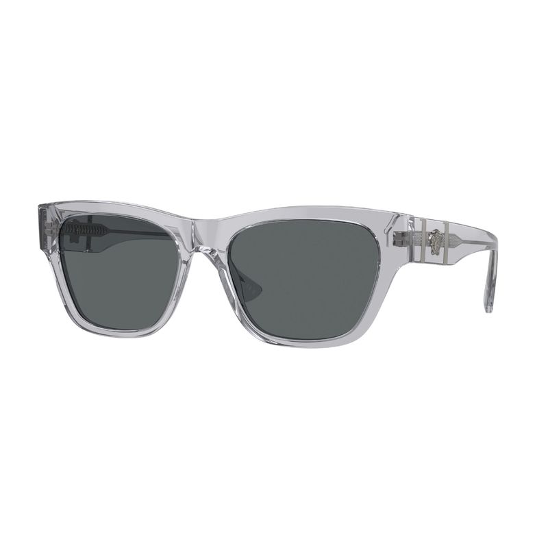 VERSACE - Lentes de Sol Gris Transparente Versace