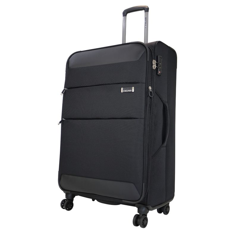 HEAD - Maleta Blanda Expandible con TSA Londres L Negro Head