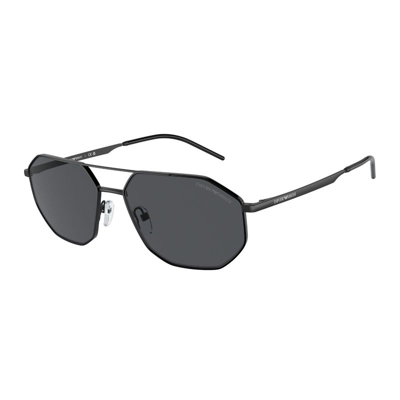 EMPORIO ARMANI - Lentes de Sol Negro Mate Emporio Armani