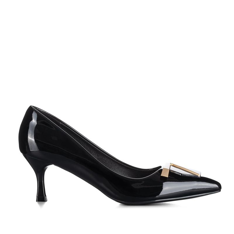 WEIDE - Zapatos Taco Negro Formal Mujer Weide JS61