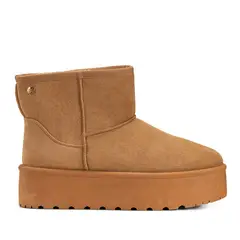 WEIDE - Botin Camel Casual Mujer LT122