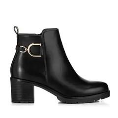 WEIDE - Botin Negro Casual Mujer QBM05