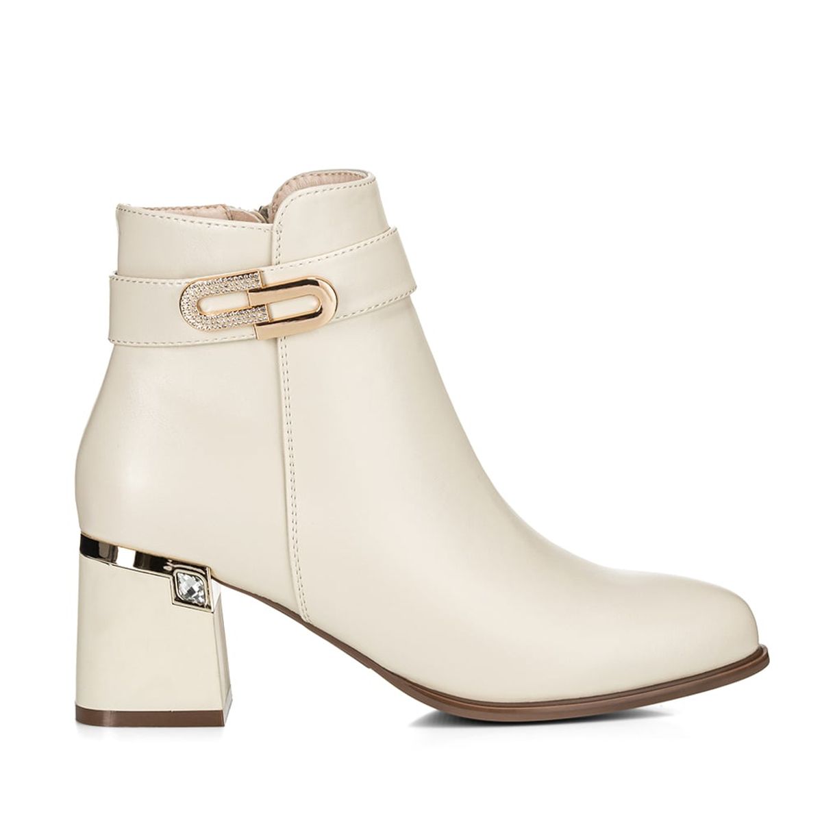 WEIDE - Botin Beige Casual Mujer Weide QBM02