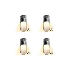 PRO OUTDOOR - PACK 4 APLIQUE LED SOLAR PARA EXTERIOR