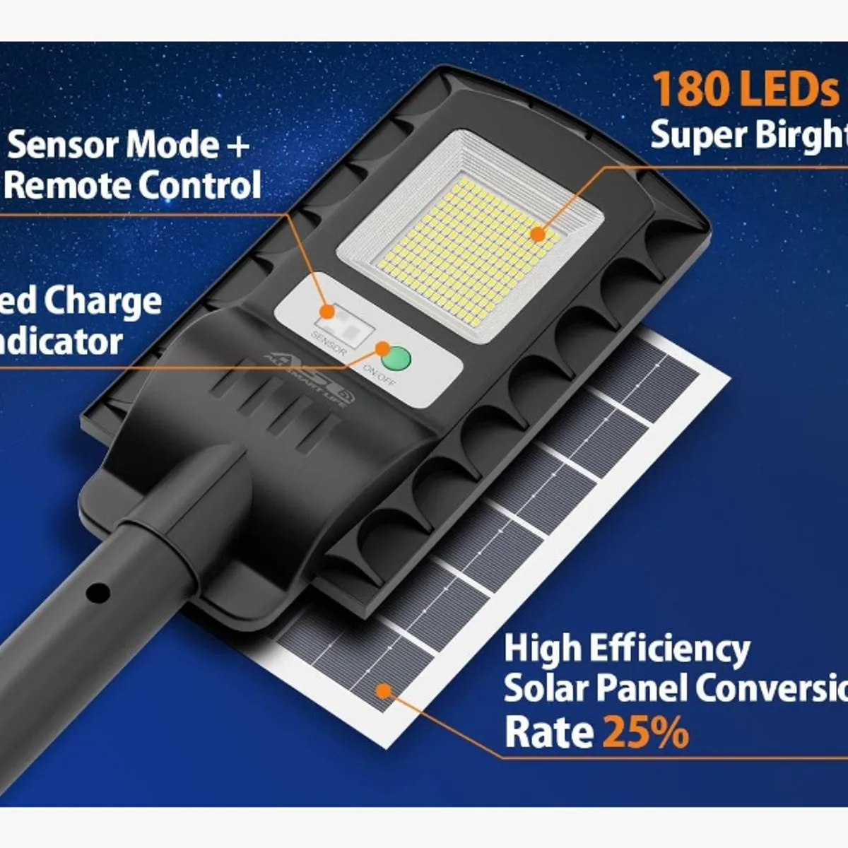 PRO OUTDOOR - PACK 2 ILUMINARIA LED 50 W SOLAR CONTRA AGUA