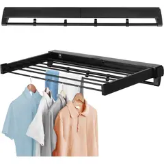 GENERICO - Tendedero Colgador De Ropa Retractil Secador 7 Varillas