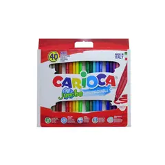 CARIOCA - Plumones Jumbo 40 Unidades - SC