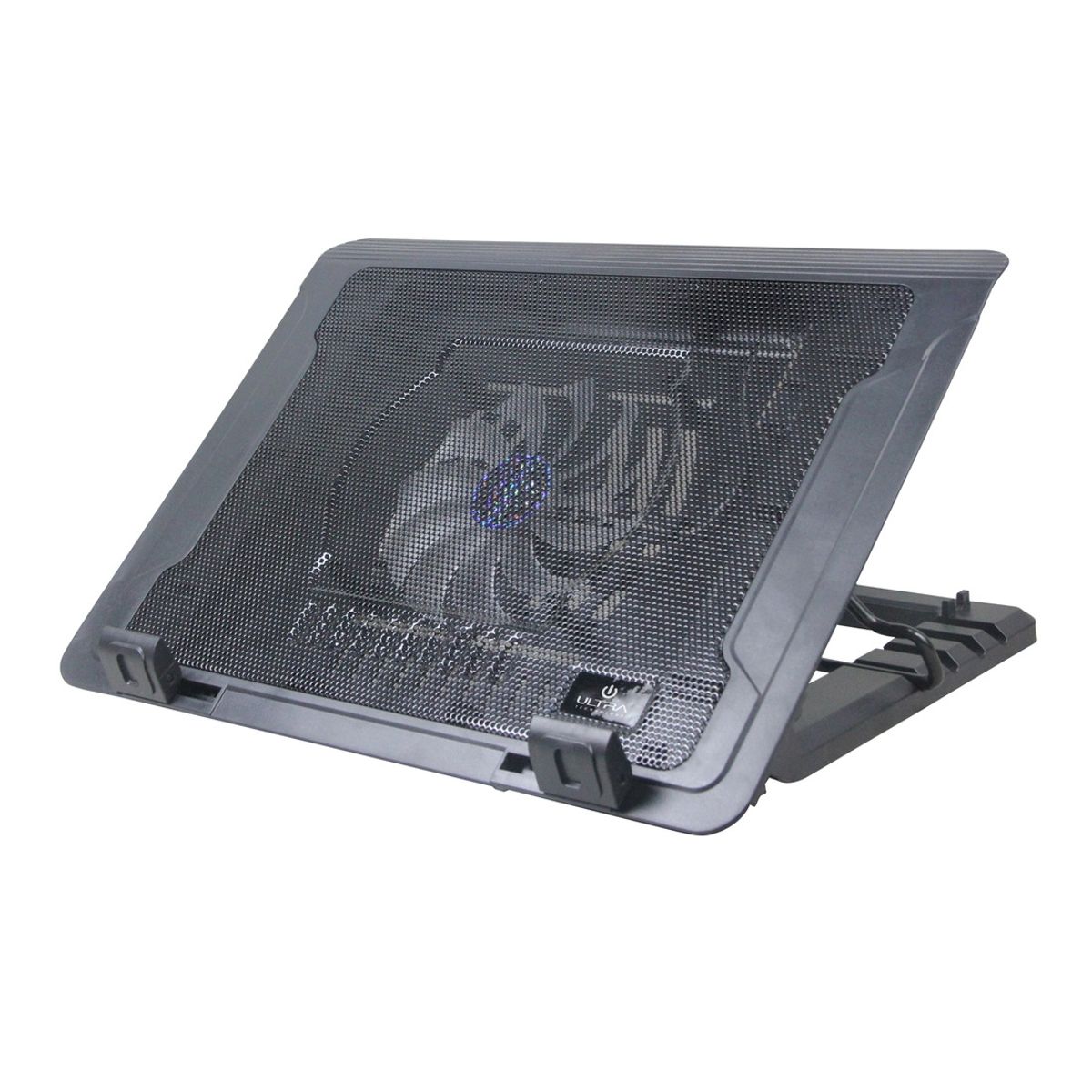 ULTRA - VENTILADOR NOTEBOOK 10 A 17 PULGADAS 2 PUERTOS USB LUZ AZUL